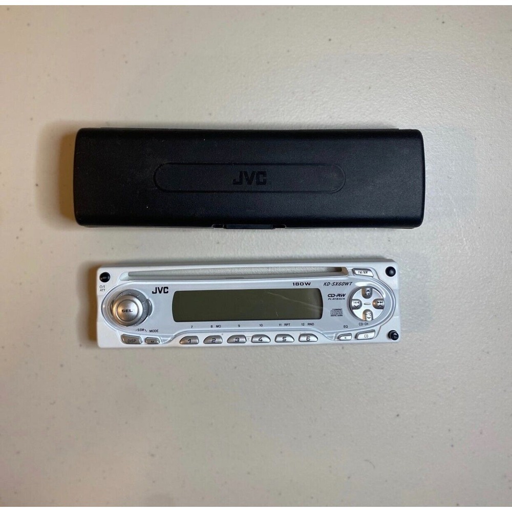 JVC 180W Detachable Face Plate and Case ONLY, Model KD-SX60WT for‎ Car Stereo - Picture 5 of 6